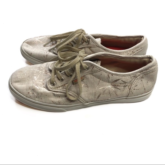 Vans Sneakers Metallic Gold Palm Leaf - Picture 2 of 8